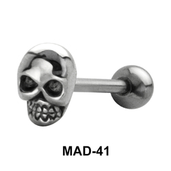 Skull Shaped S316L Tongue Piercing MAD-41